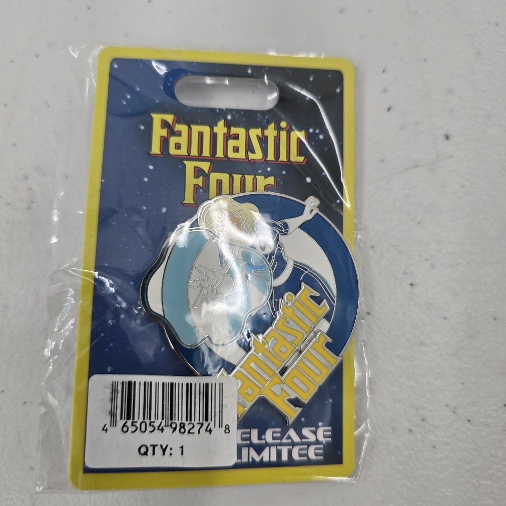 New Disney Pins Marvel Pins Limited Release Fantastic‎ 4 Sue Storm Brand New